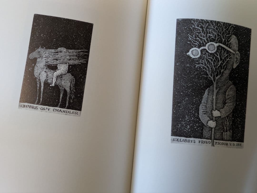 スタシス・エイドリゲビチュス 蔵書票 画集