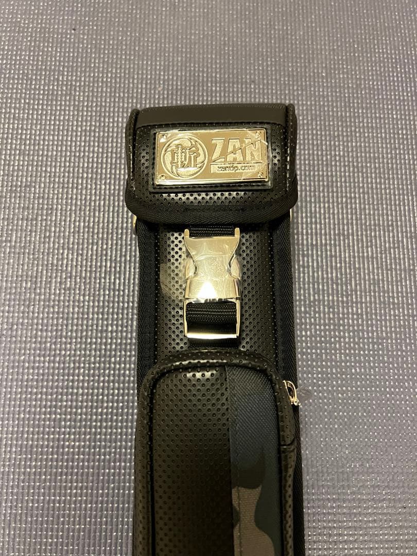 ZAN ビリヤードキューケース 黒 迷彩柄