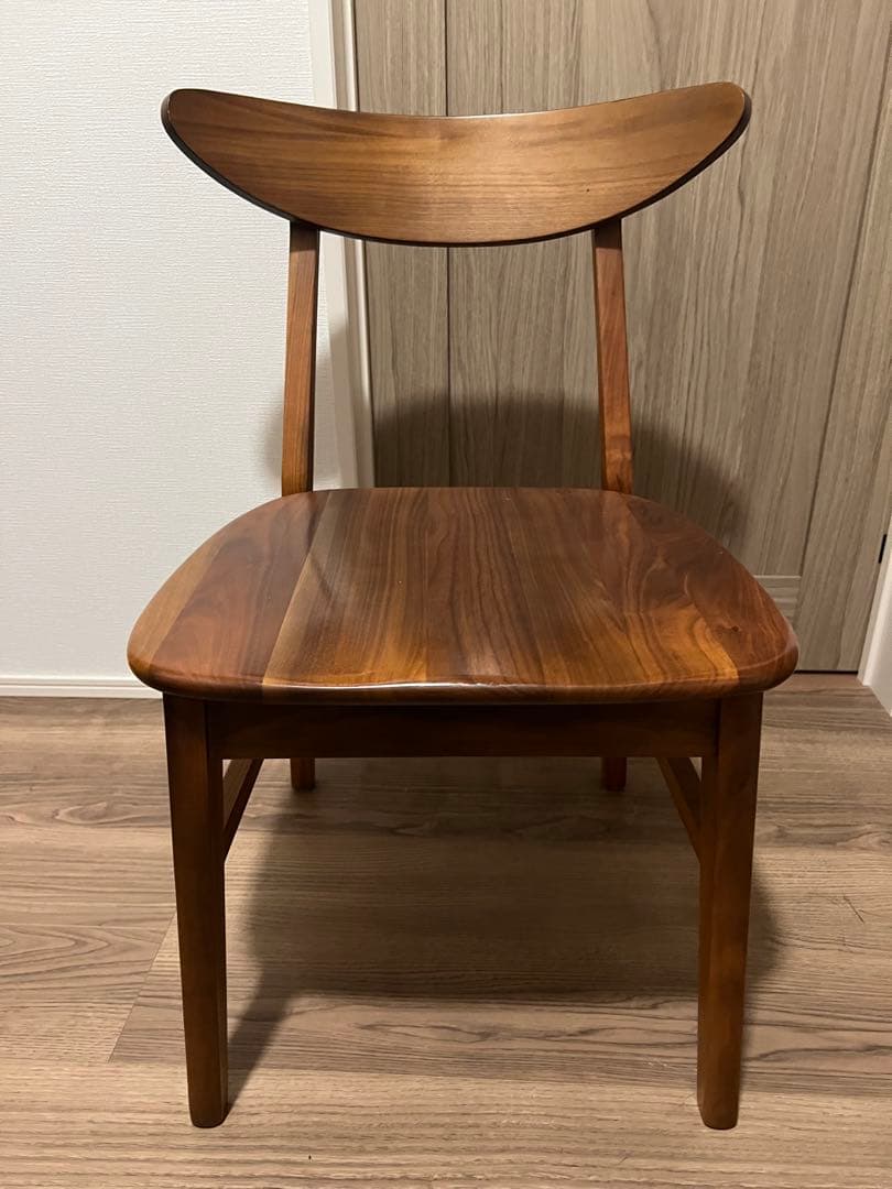 無垢材ウォルナットダイニングチェア／ウッドチェア