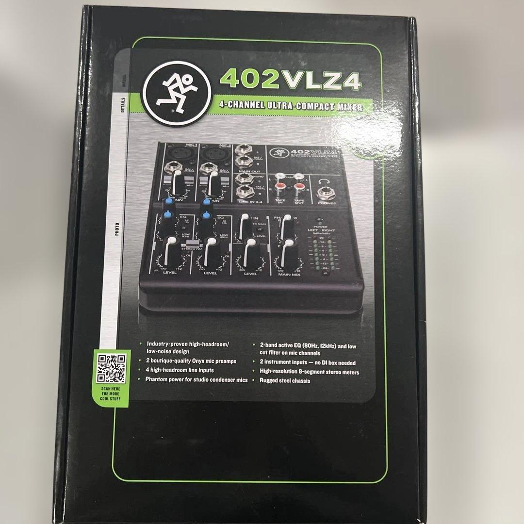 MACKIE マッキー アナログミキサー 402VLZ4 国内正規品