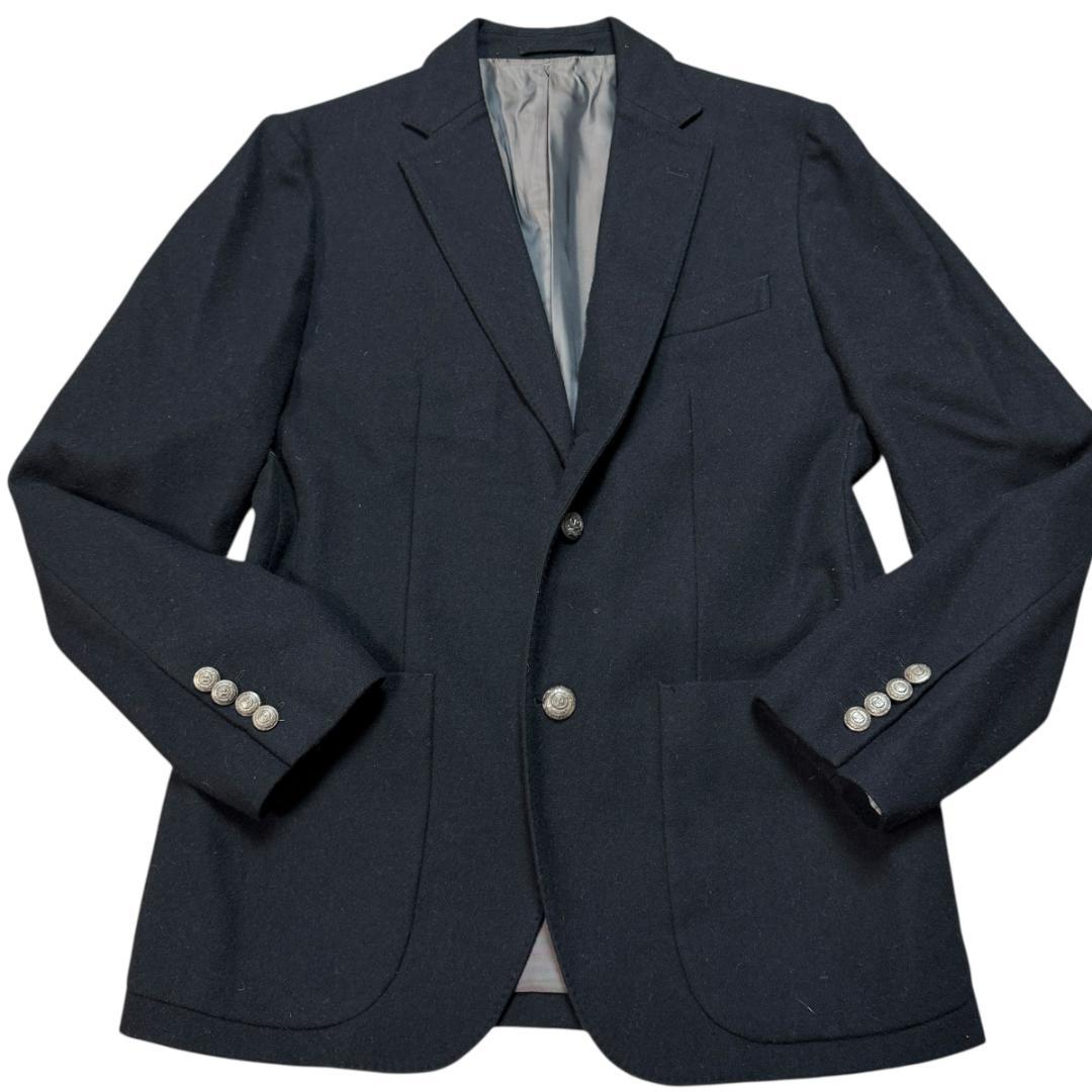 3799 美品 Papas+ パパスプラス テーラードジャケット キャメル 黒