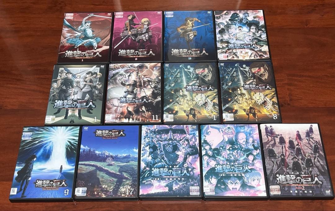進撃の巨人season1〜finalシーズン 全巻完結セット 劇場版付 dvd