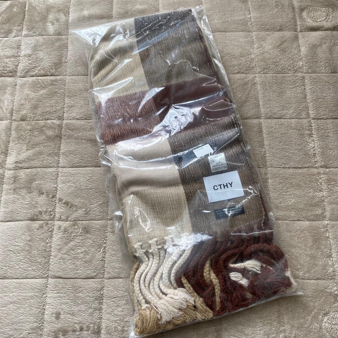 新品　CTHY HIGH-END YAK WOOL FRINGE STOLE