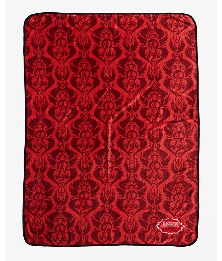 Hazbin Hotel フリースブランケット 赤 ハズビンホテル アラスター