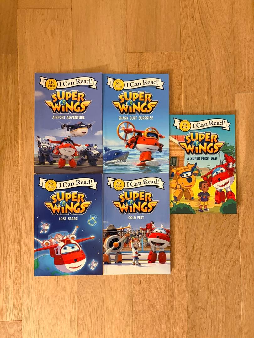 Super Wings I Can Read! 英語絵本セット 5冊