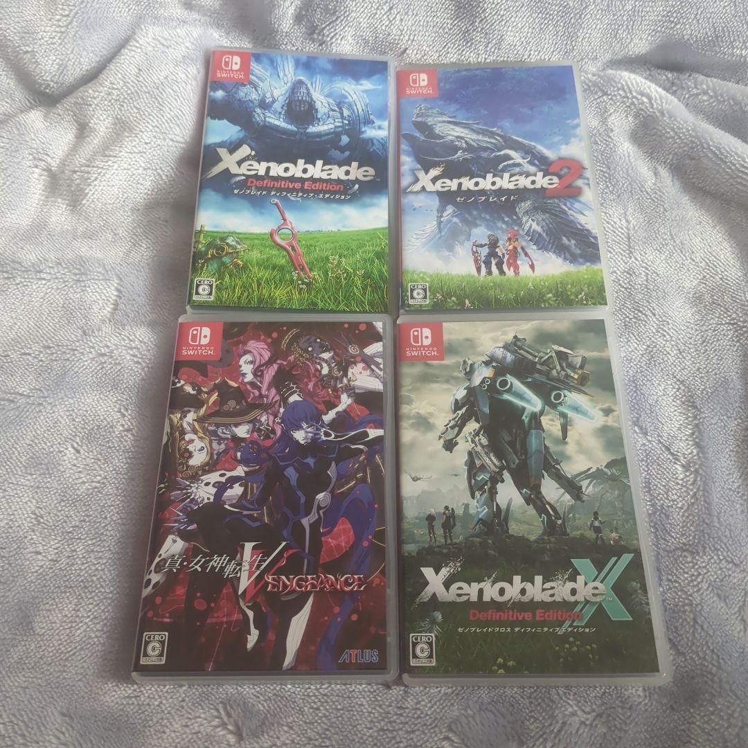 ゼノブレイド＋真・女神転生V Vengeance Switchソフトまとめ売り