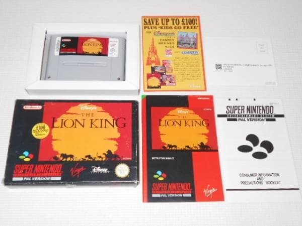 SFC★THE LION KING SNES 海外版(国内本体動作不可)