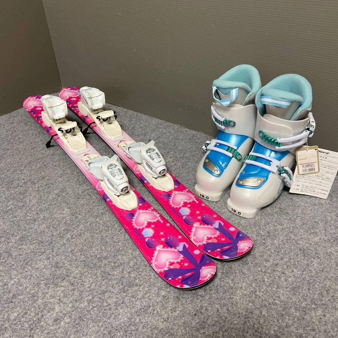 ★美品★メンテナンス済　子供スキーセット 身長86~100cm前後のお子様向け