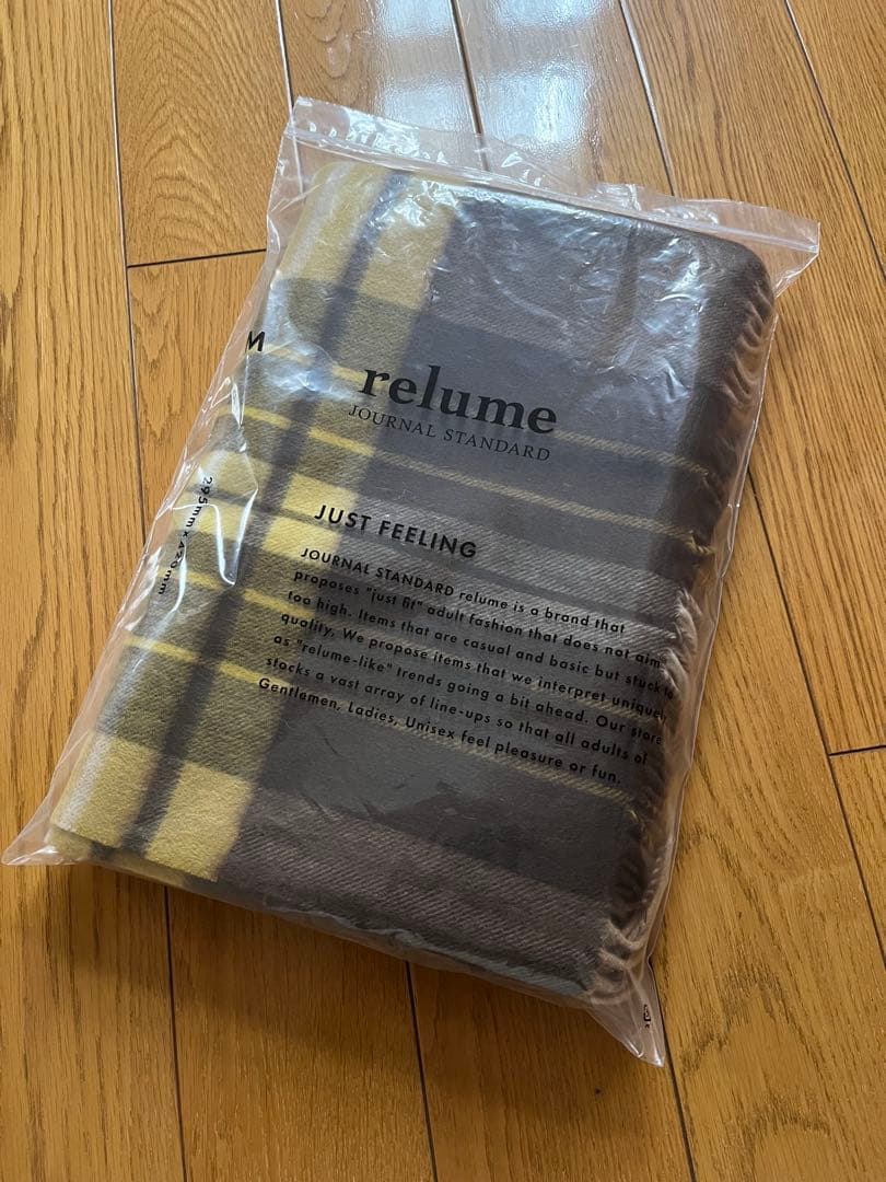 ジャーナルスタンダードレリュームRELUMEウールカシミヤストール　新品