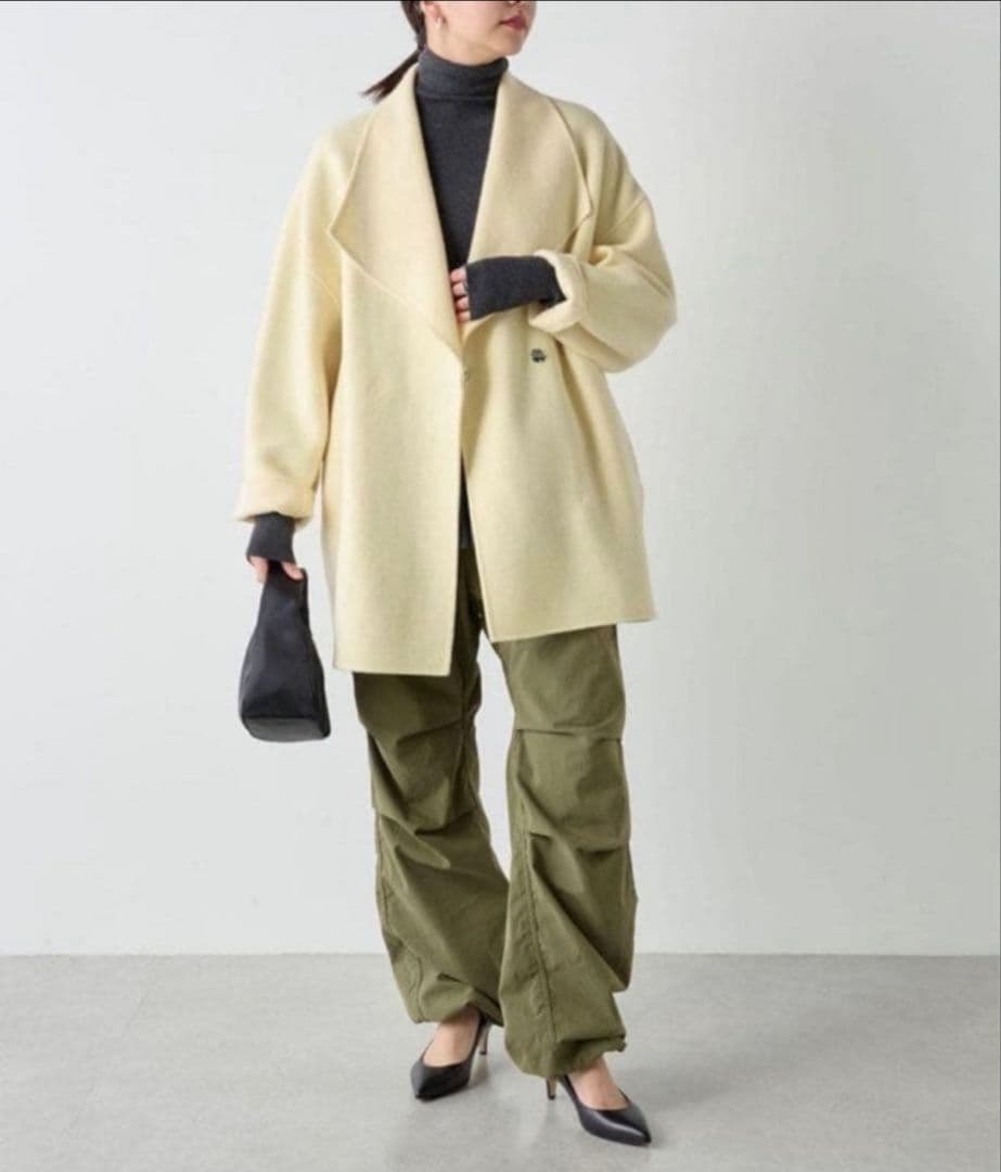 【定価5.4万】23AW ガリャルダガランテ ダブルフェイスショートコート