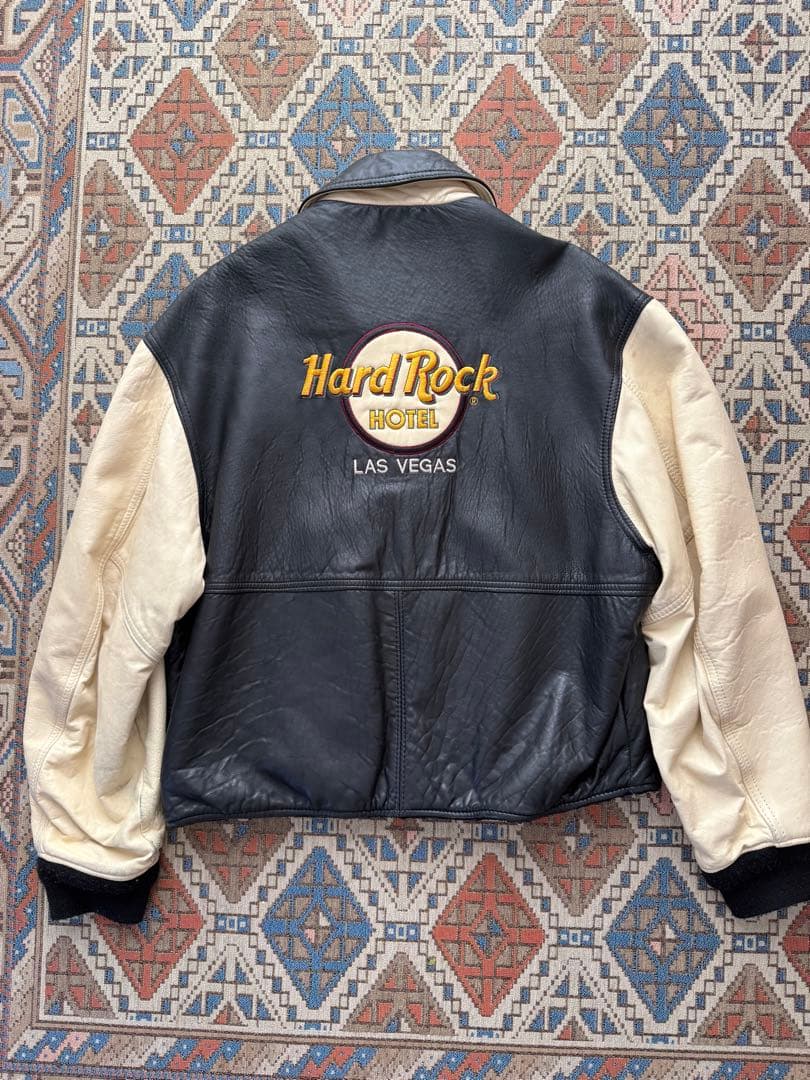 90s Hard Rock HOTEL LAS VEGAS レザースタジャン