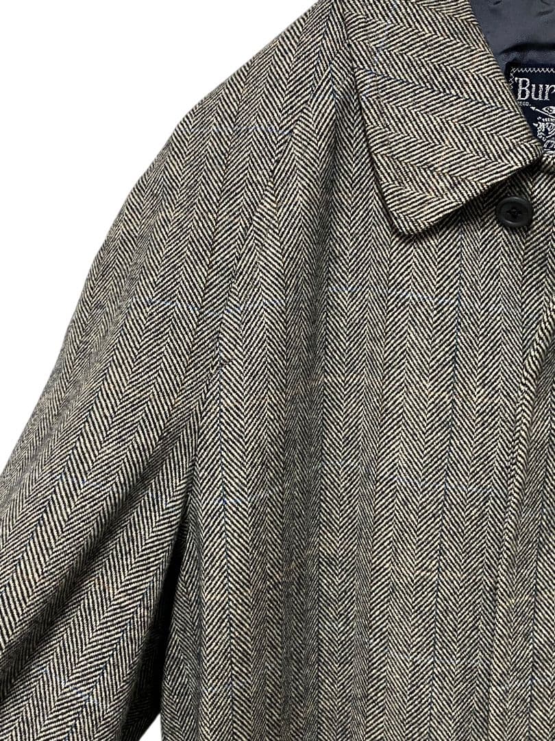 超美品★80s90s Burberrys ウールカシミヤ コート 92