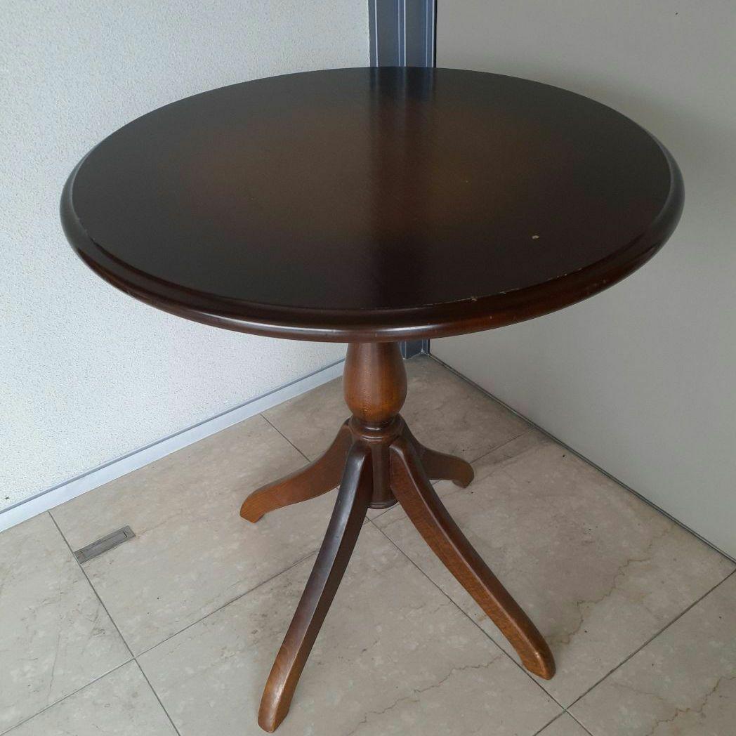 飛騨産業　直径60cm　丸テーブル ヴィンテージ