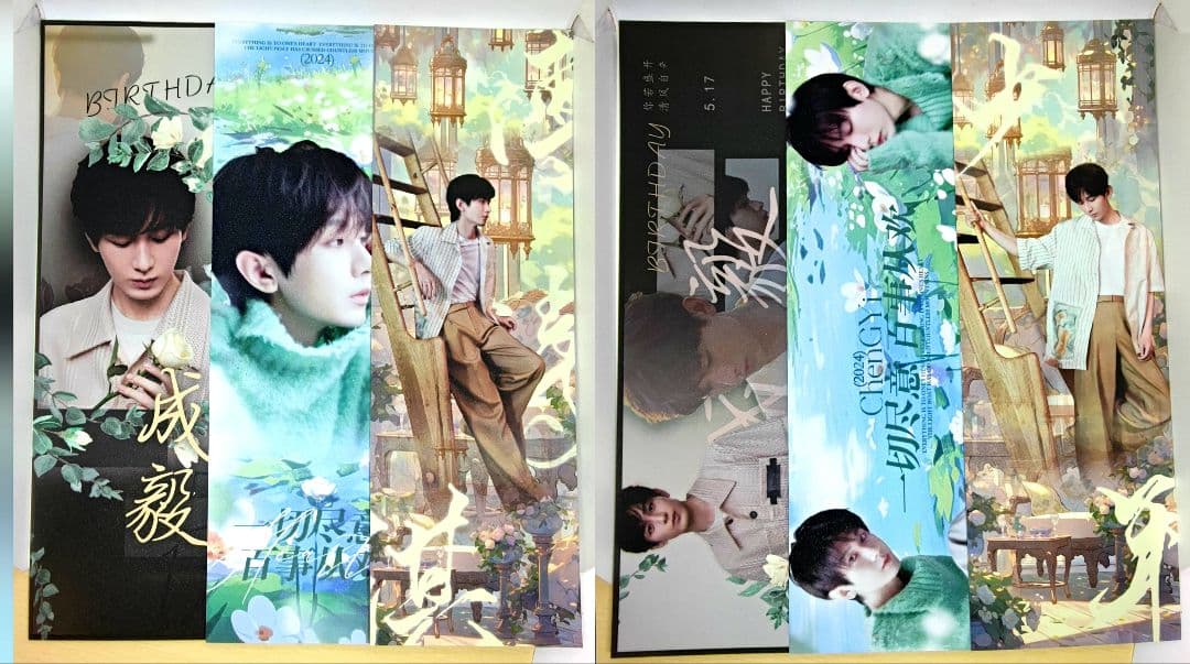 B【成毅】手幅ポスター45枚(リフィル入)➕専用バインダー(赴山海 チョンイー)