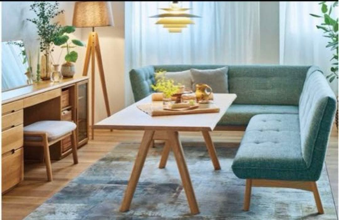 ソファ両肘　カフェオーク色(浜本工芸)