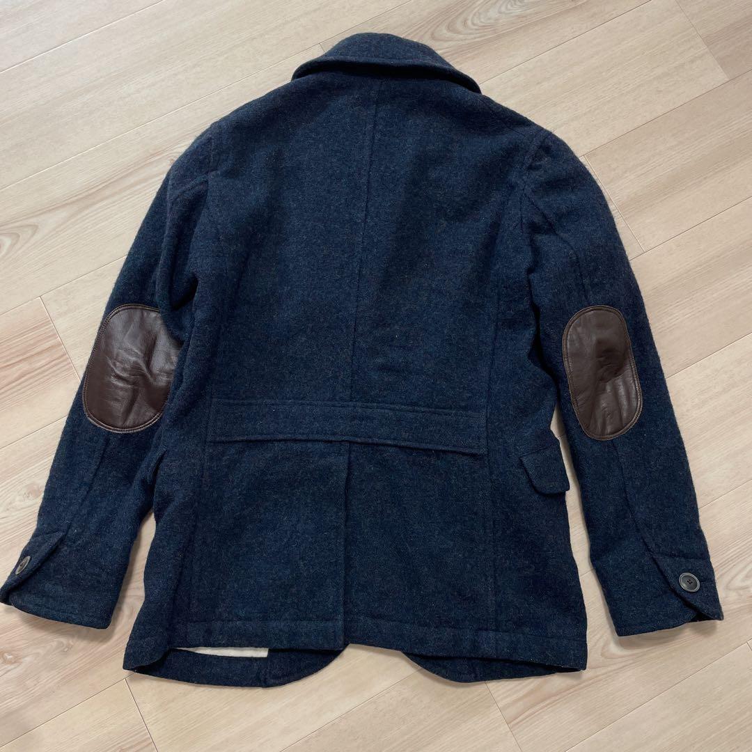 quadro ウール ジャケット カバーオール アウター エルボーパッチ