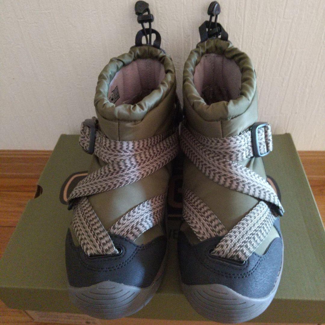 KEEN フッドゼラウォータープルーフ防水ブーツ メンズ オリーブ/ブラック