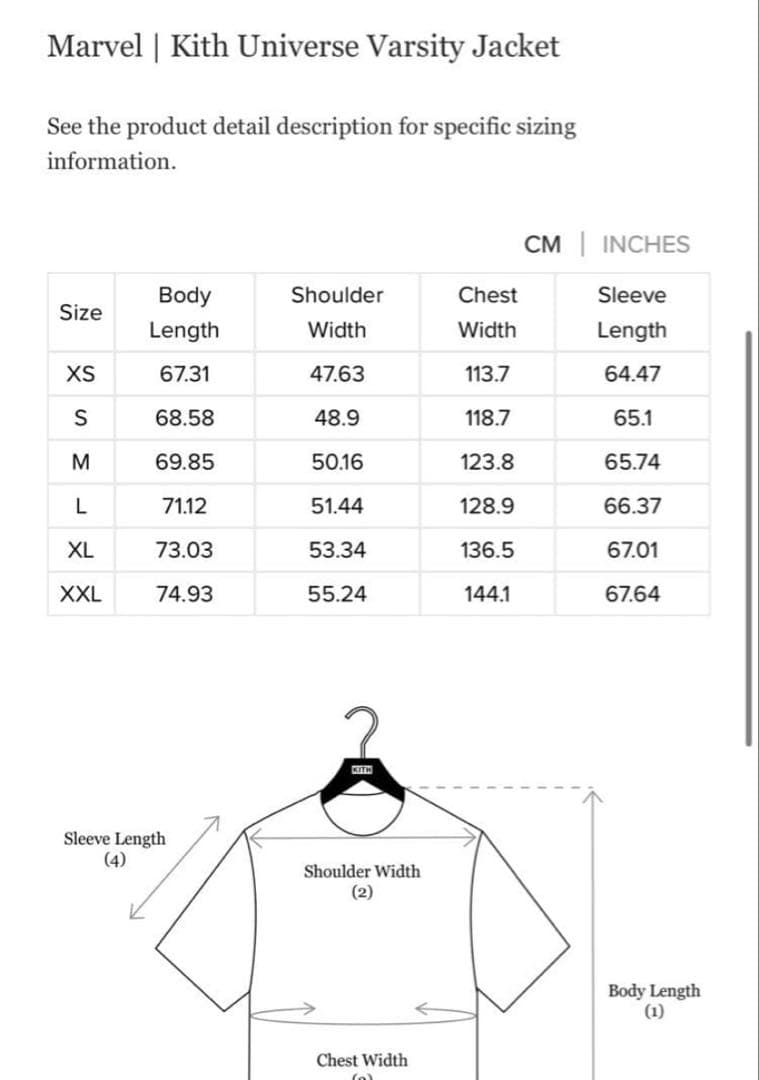 KITH x invisible friends バーシティボンバー ジャケット