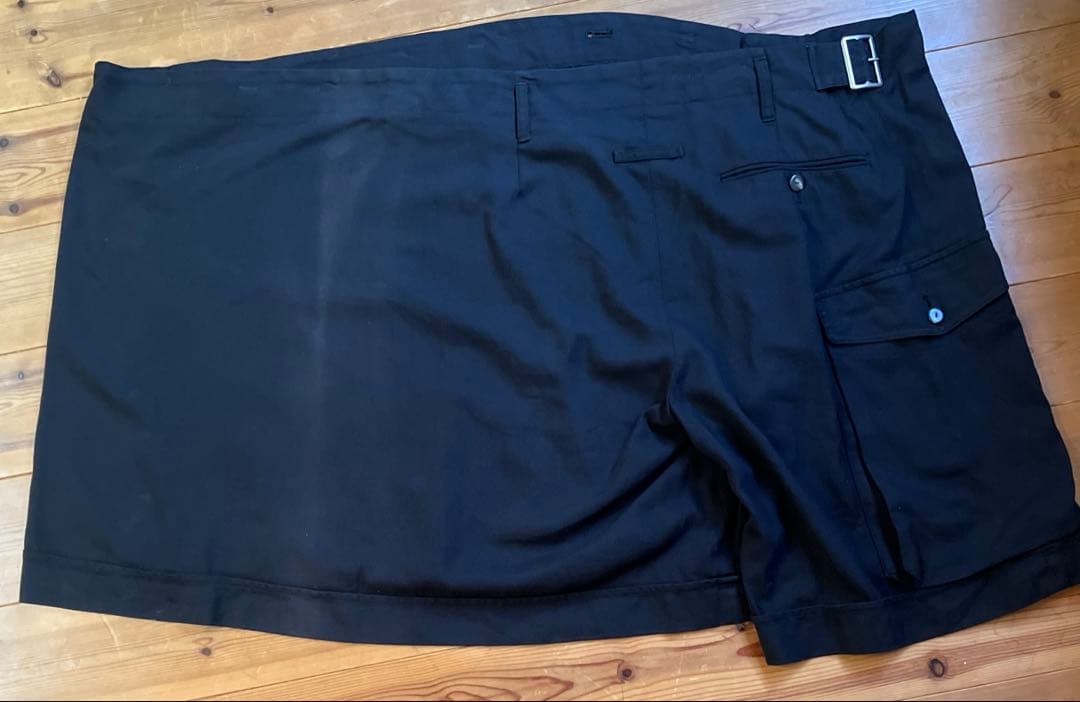 【希少】ジャンポールゴルチエ『90s』膝丈スカートパンツ　ブラック