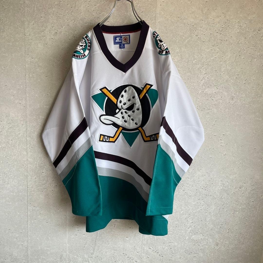 90s スターター NHL アナハイム ダックス ホッケーシャツ レプリカ