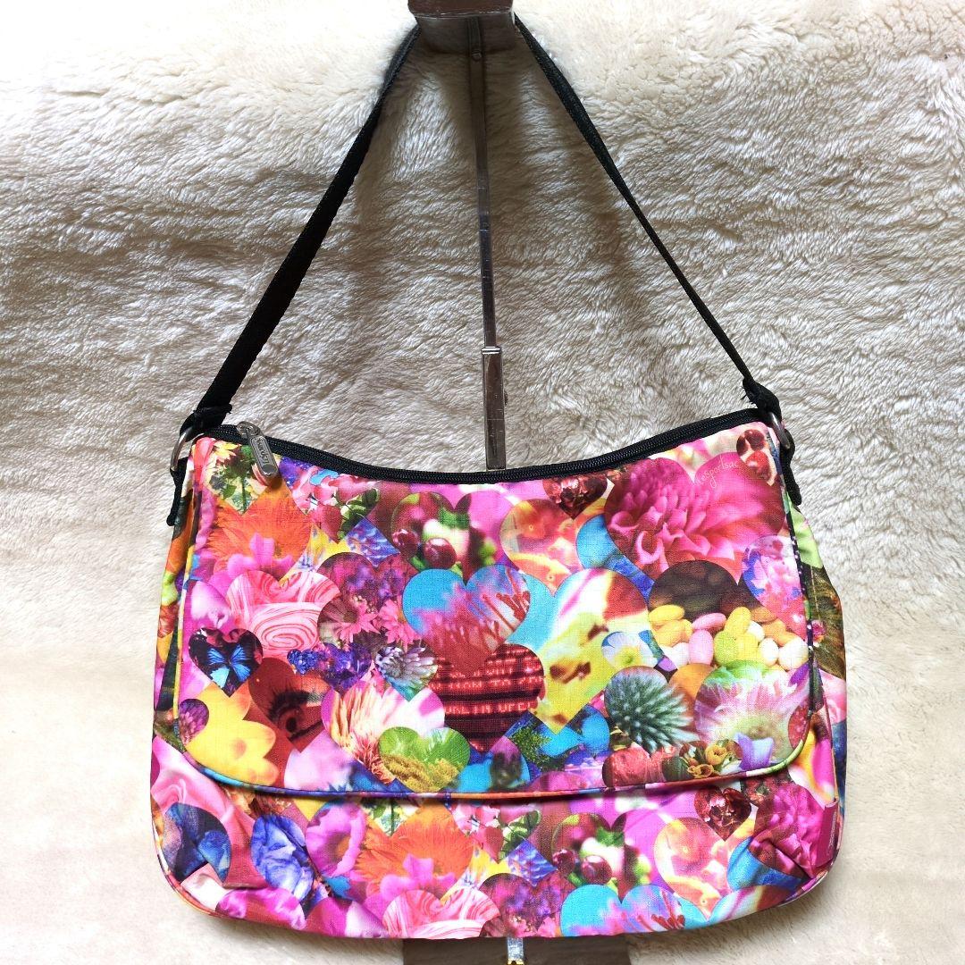 レスポートサック 蜷川実花コラボ ハート ハワイ ショルダーバッグ