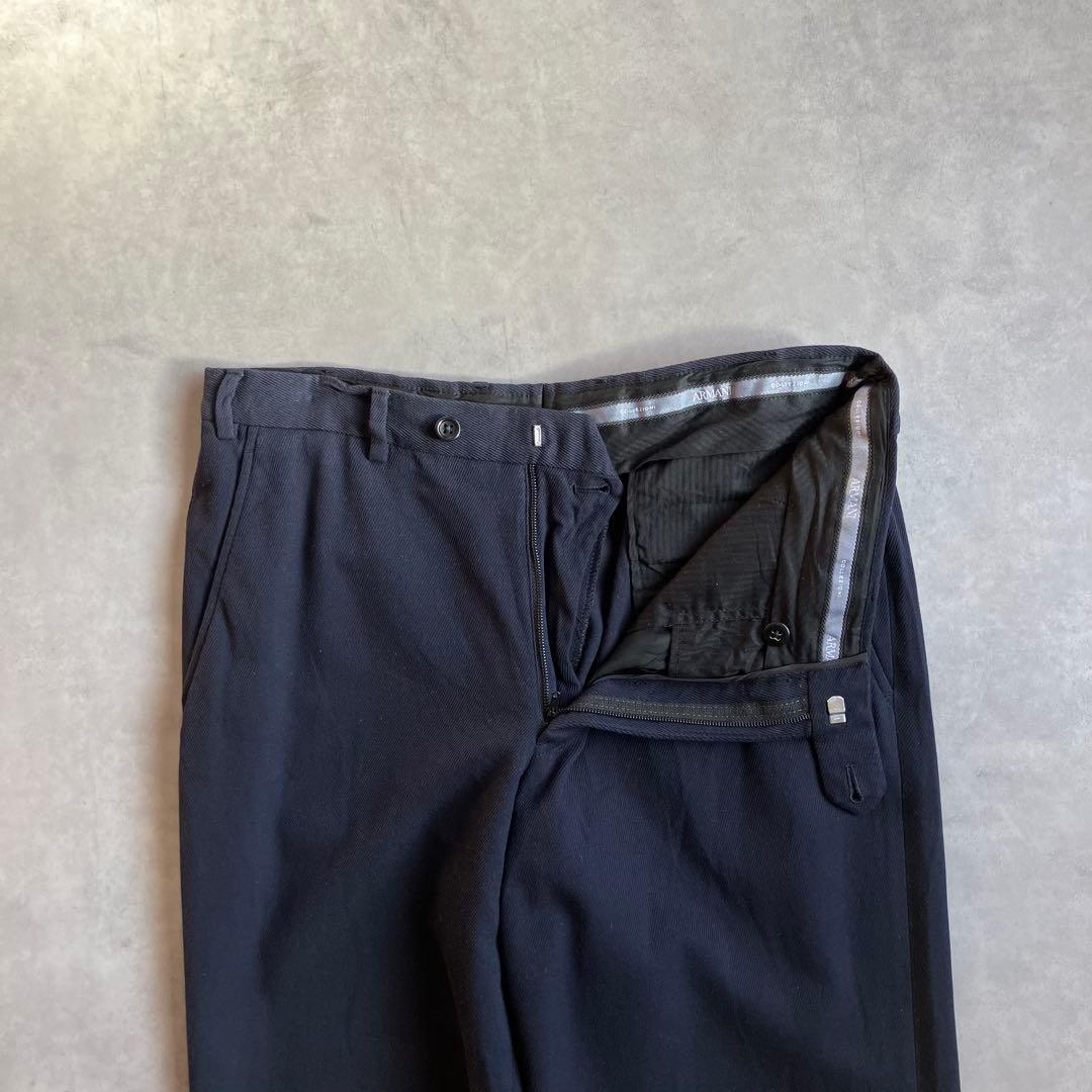 パンツ 00s armani wide straight slacks pants