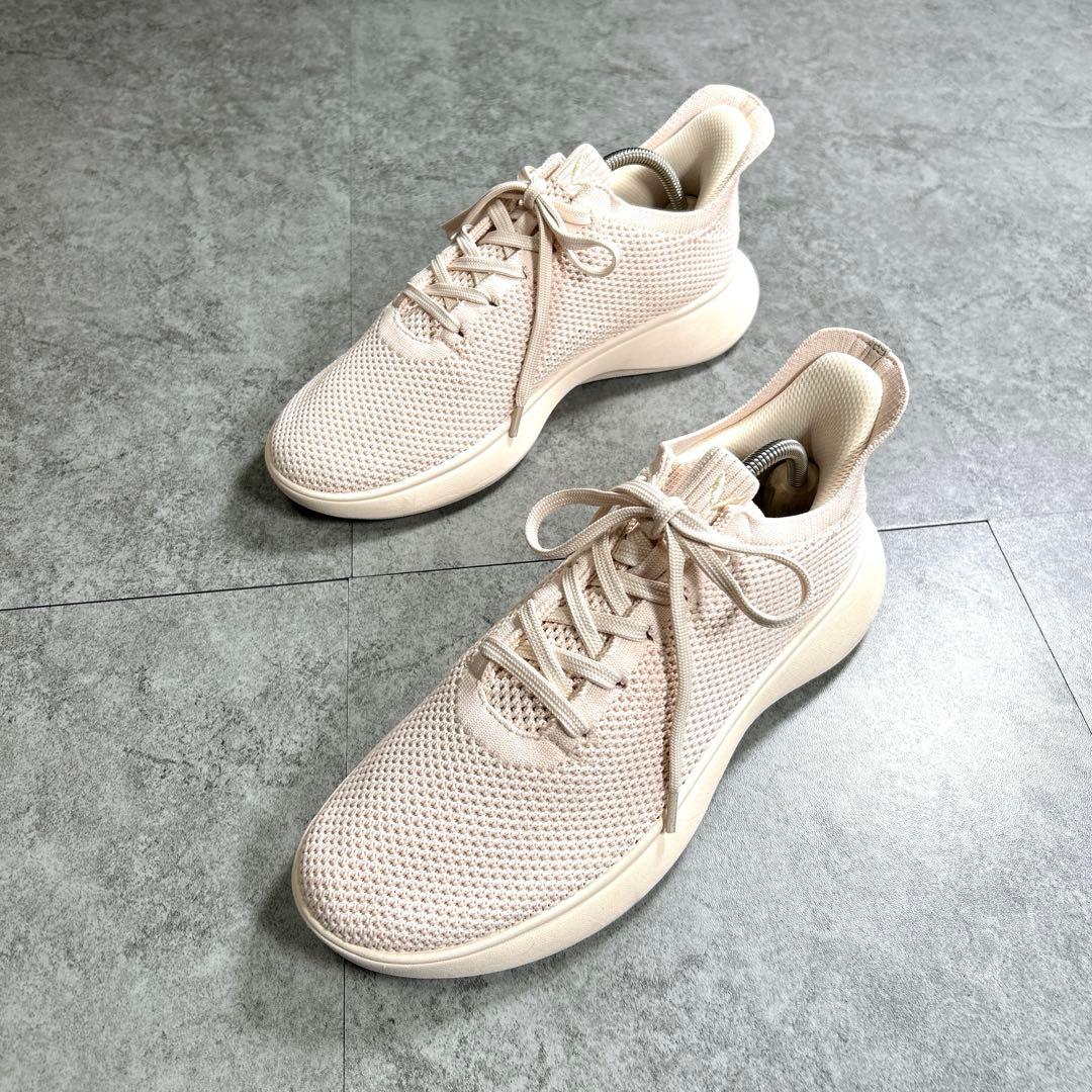 極美品【VIVAIA】ニットスニーカー/ピンク/40/スリッポン/メッシュ/軽量