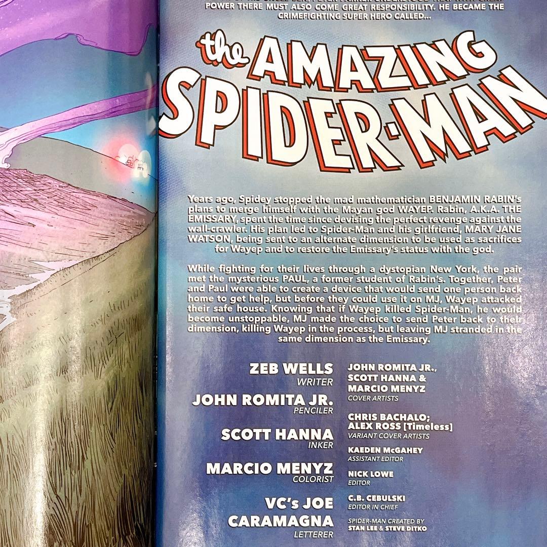 レア）アメイジングスパイダーマン #23 アメコミ ディズニー100周年カバー