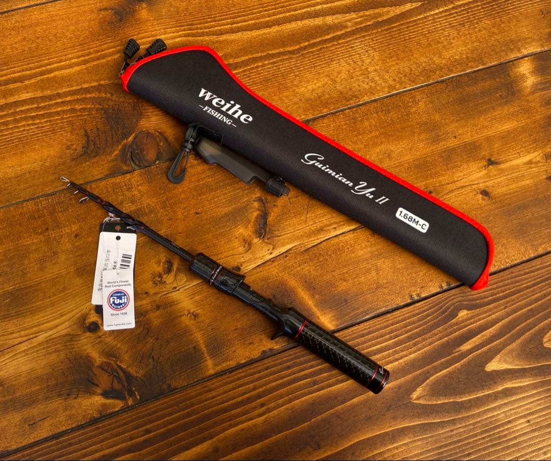 ベイトテレスコロッド　5ft6inch　トラウトロッド　渓流釣り　Fujiガイド