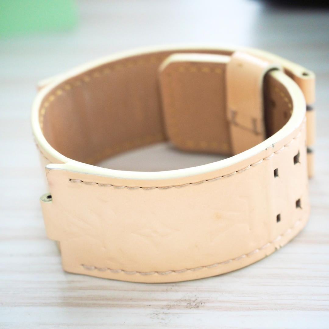 LOUISVUITTON　腕時計ベルト（タンブール用）ホワイトピンク　モノグラム