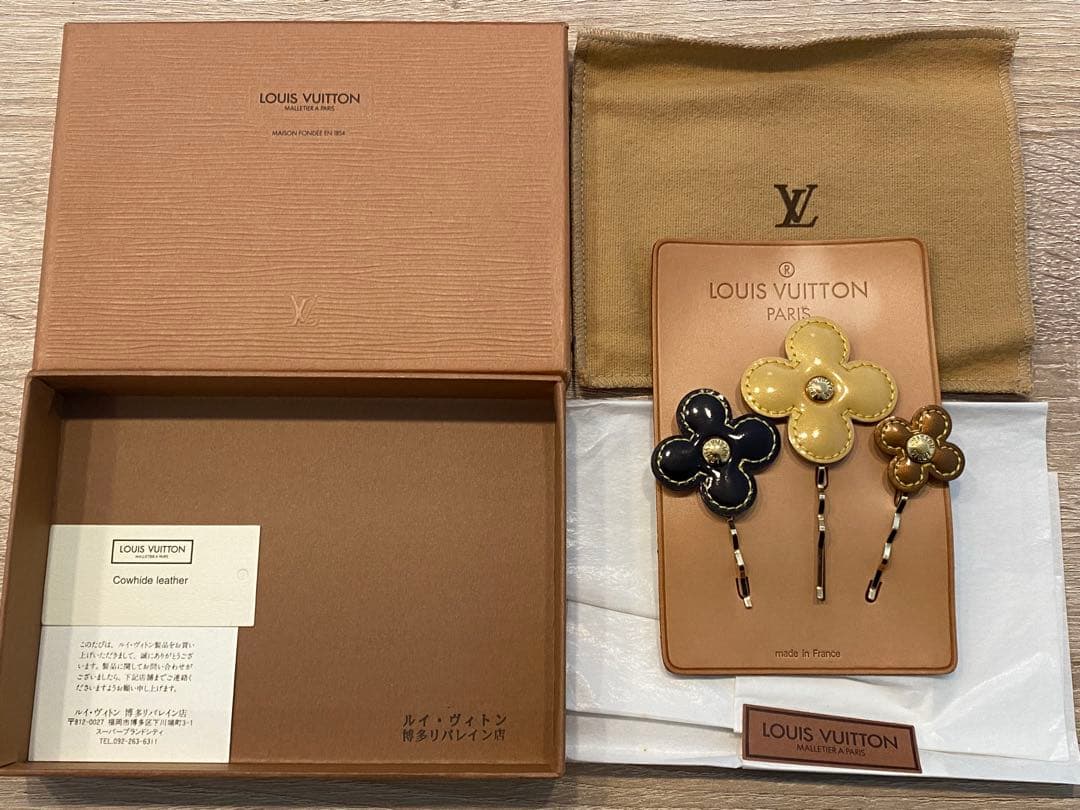 ルイ・ヴィトン/Louis Vuitton ヘアピン 花モチーフ