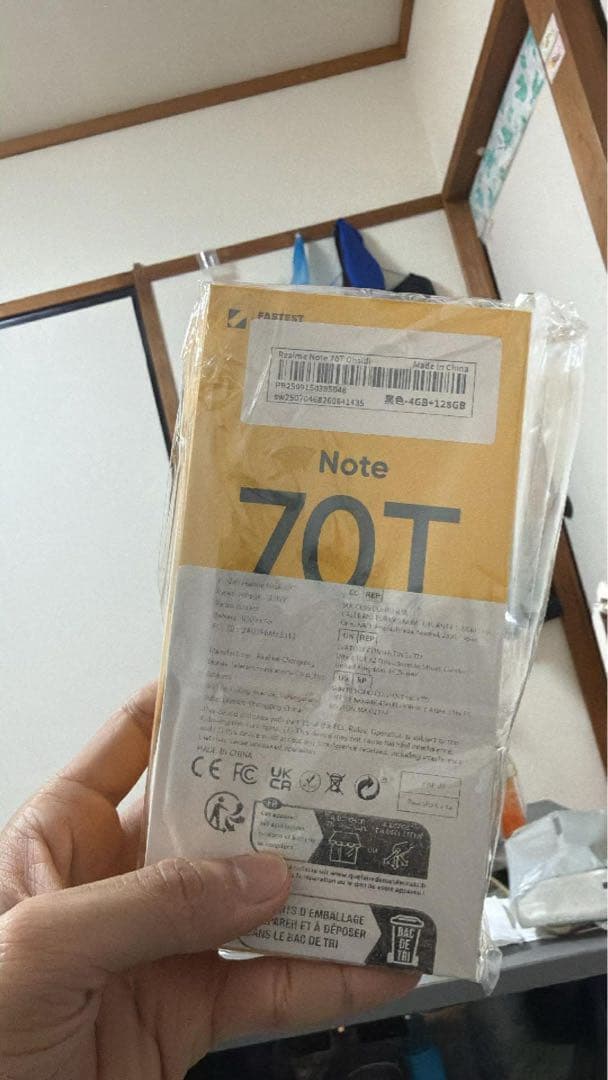 realme Note 70T 4G+128GB 黒