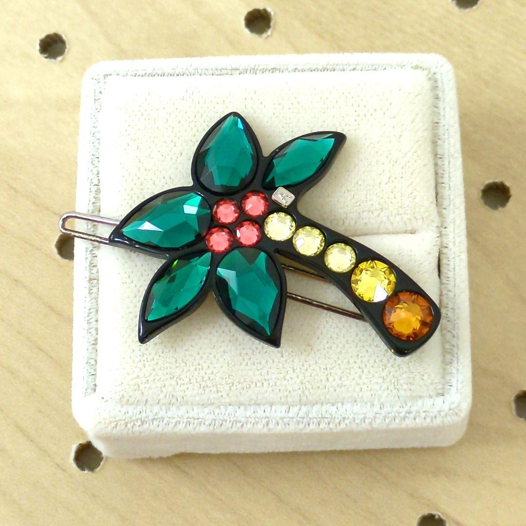 アレクサンドルドゥパリ ヘアピン グリーン ピンク イエロー ブラックフランス製