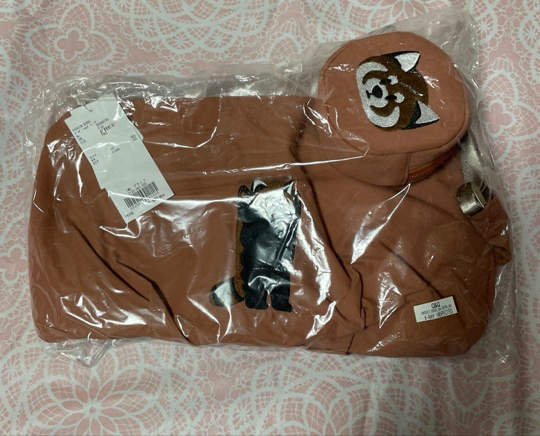 グラニフ　イカク　ギャザーショルダーバック