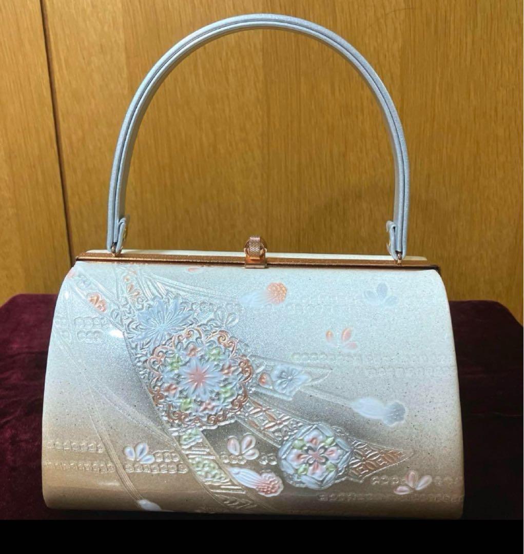 ⭐️【未使用】 世美庵 草履バックセット 礼装 フォーマル 日本製 銀 ピンク 花