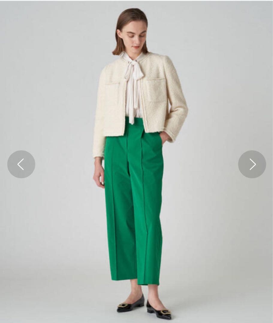 Ballsey 　ツイストループツイード ノーカラージャケット