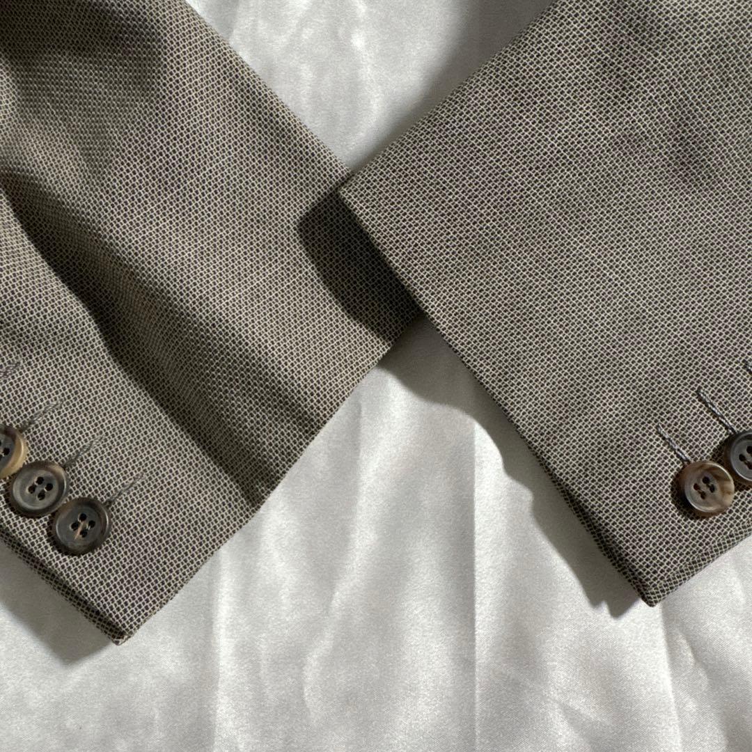 y2k Dior セットアップ　シングル　スーツ　チャコールグレー　アーカイブ