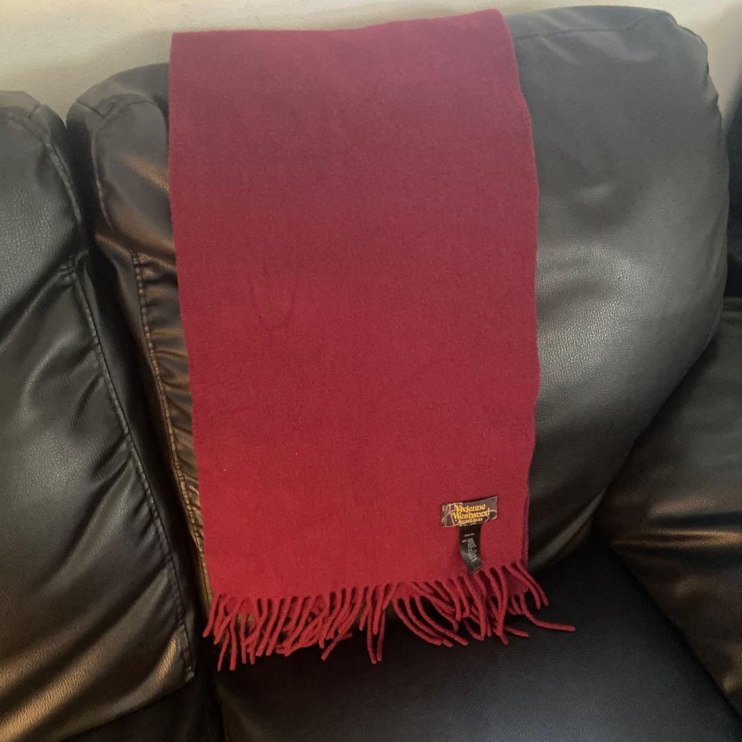 Vivienne Westwood バーガンディマフラー