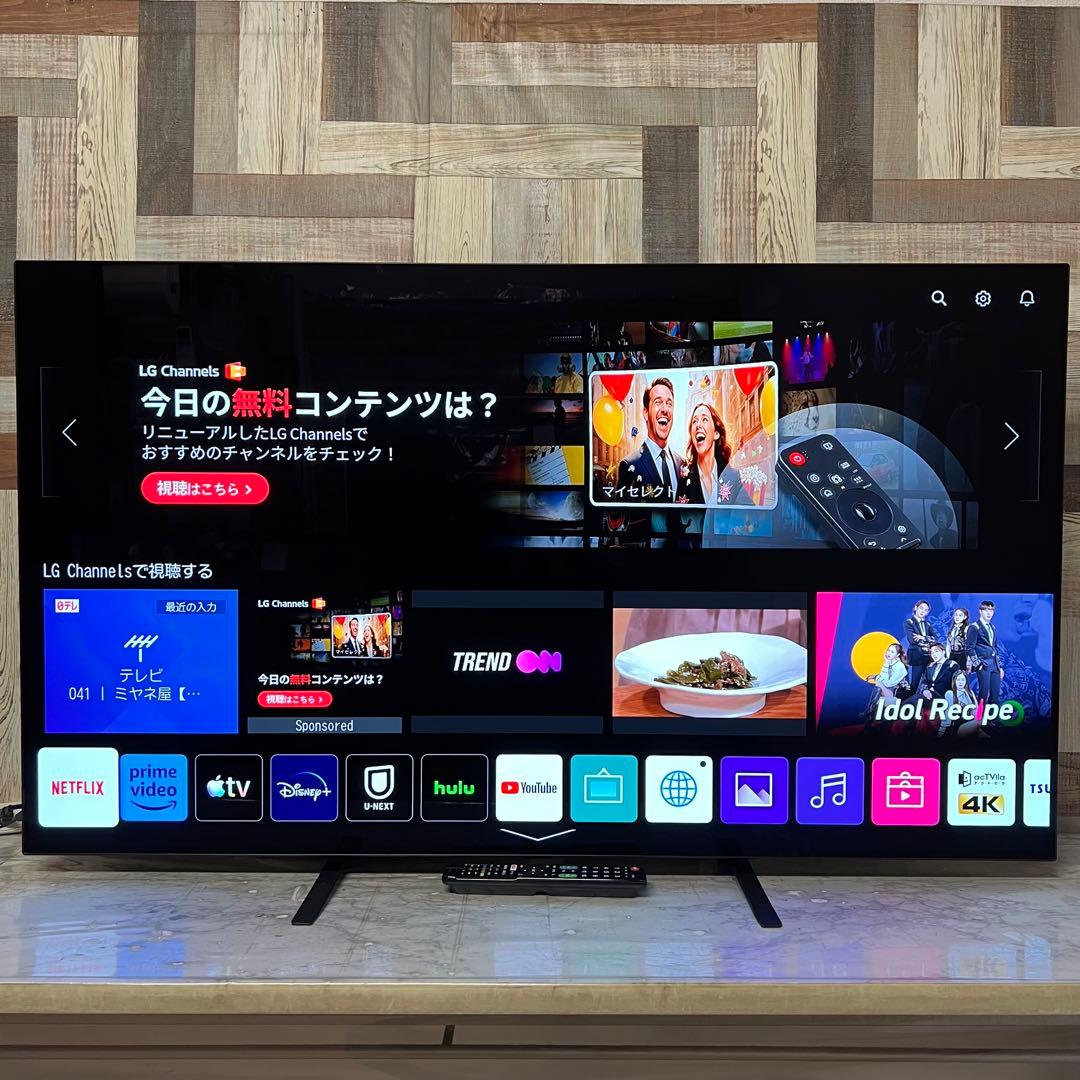 *.+゜さん専用使用時間少LG55型4K有機ELテレビYouTube.NETFL