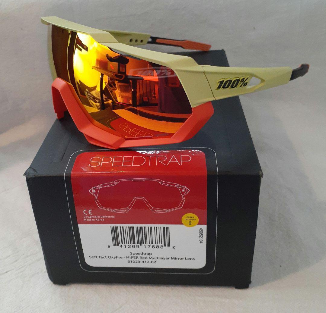 100% SPEEDTRAP Oxyfire ワンハンドレッド サングラス