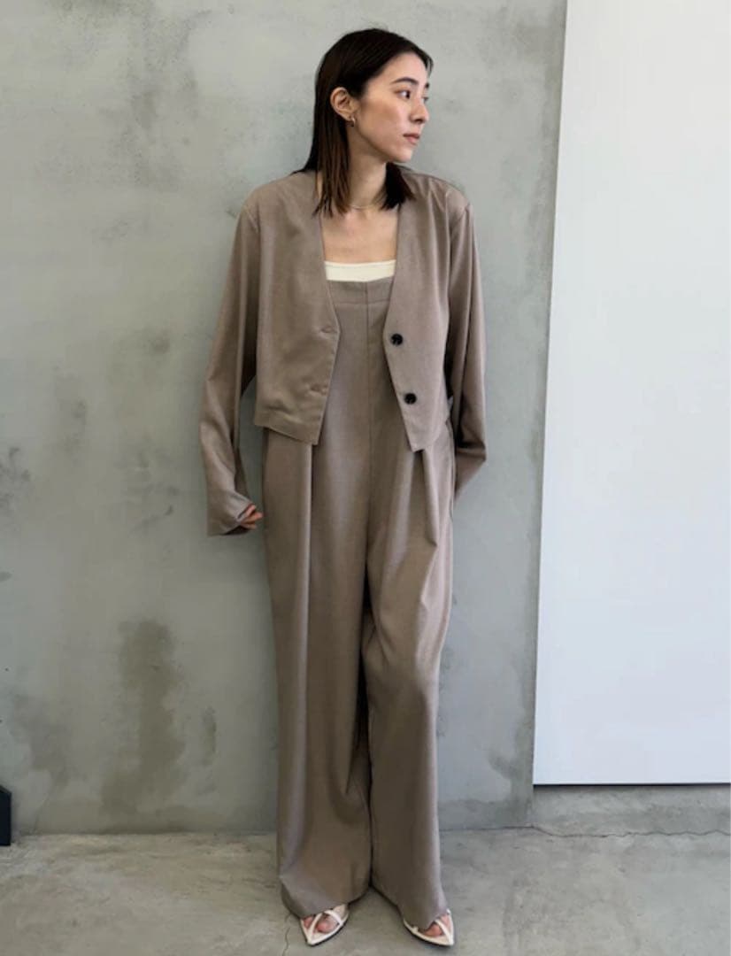 select MOCA Et サロペット、オーバーオール　黒　L