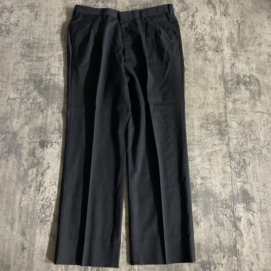 極美品 FENDI ネクタイ × イタリア製 極上ウール ダブルスーツ XL