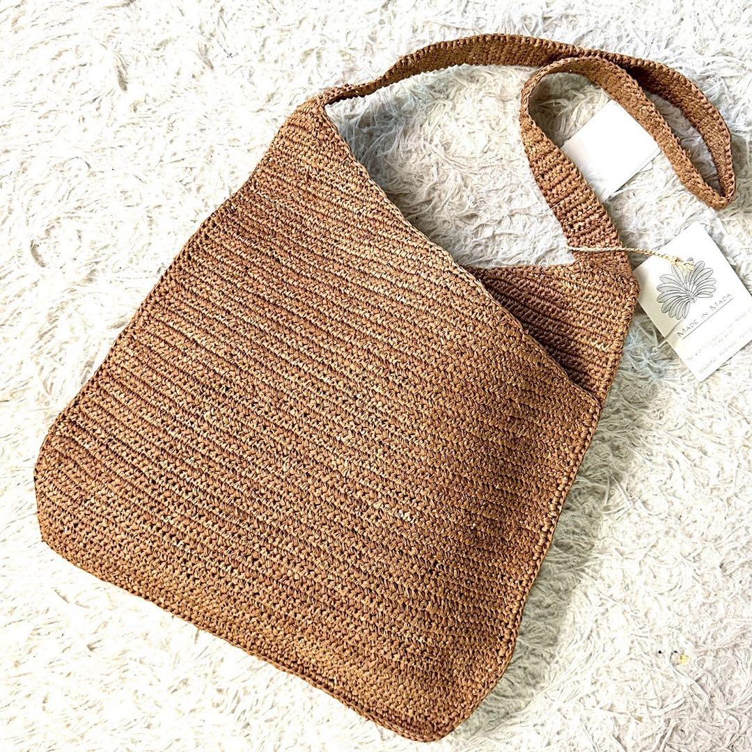 新品タグ付き✨メイドインマダ ワンショルダーバッグ マダガスカル製