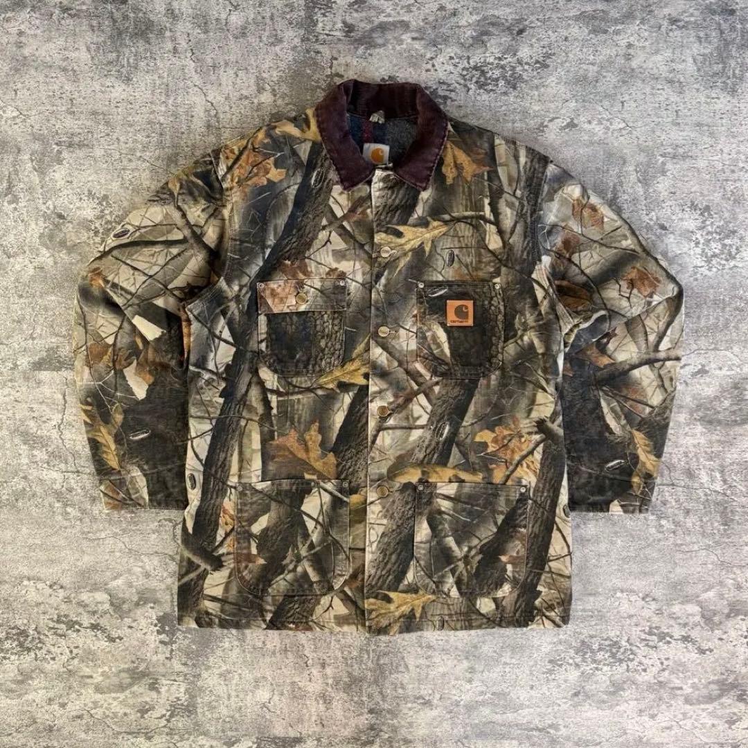 【レア】Carhartt かーハートミシガンチョアコートC63 CMO