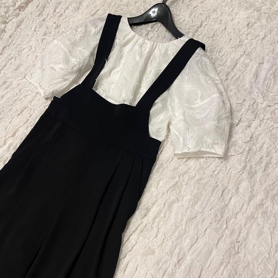 美品✨ アルアバイル エステル ダブルクロス サロペット パンツ オールインワン