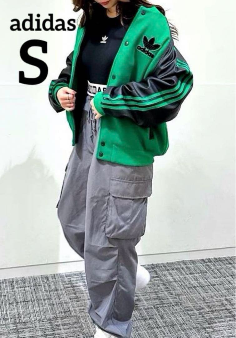 Sサイズ adidas 韓国風 オリジナルスメンズ 中綿ジャケット アウター