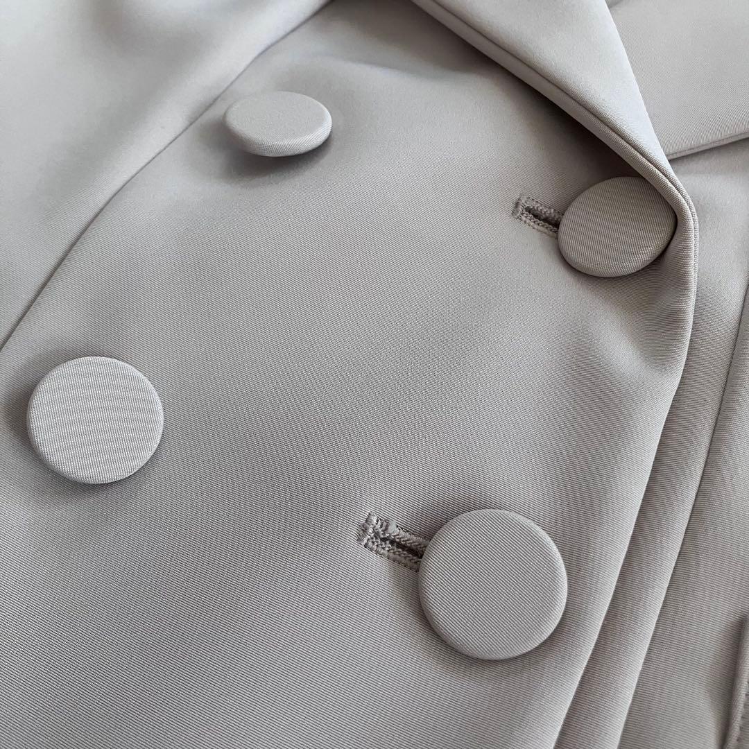 美品FOXEY NEWYORK★ビックカラージャケット★ベージュ★サイズ38