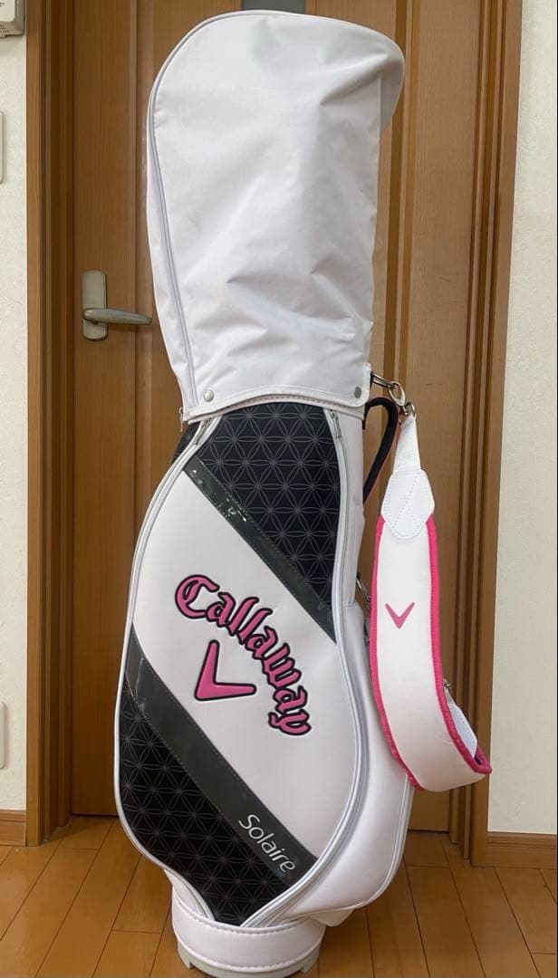 Callaway Solaire クラブ8本セット キャディバック付　ピンク