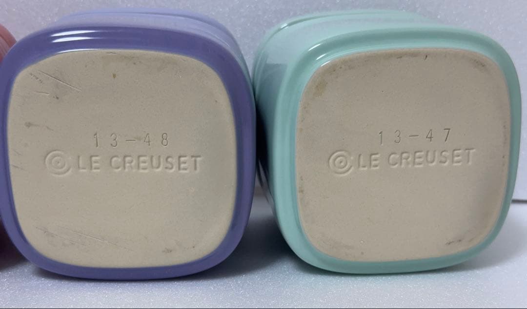 ルクルーゼ　スタッカブル ストレージジャー　キャニスター　スプーンレスト