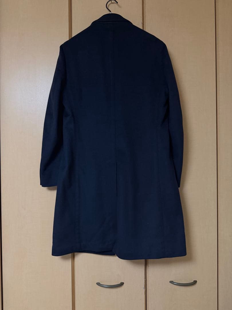 ラルディーニ　カシミアチェスターコート　ネイビー　48